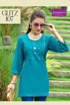 Glitz By Rangmaya Vartican Surat Short Tunic Ladies Top Wholesale Market